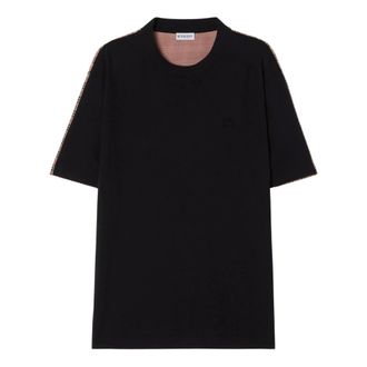 Burberry Heren, Tops, Zwart, Maat: XL Katoen