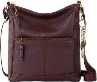 The Sak Lucia Crossbody Leather Bag in Mahogany Stitch at Nordstrom