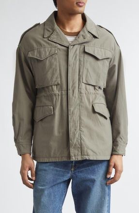 Visvim Achse Cotton & Nylon Field Jacket in Olive at Nordstrom, Size 3