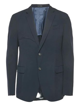Emporio Armani Blazer met enkele rij knopen - Blauw