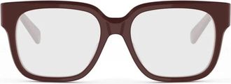 Celine Triomphe Vierkante Bril - Dames - Brillen - Bruin - ONE Size - Accessoires