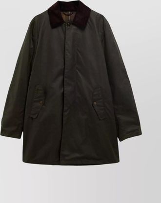 Barbour baracuta coat corduroy collar