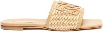 Casadei Stijlvolle Zomer Sandalen voor Vrouwen - Dames - Sandalen - Beige - 38 EU - Leer - Schoenen