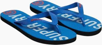Superdry Mens Superdry Mens Core Essential Flip Flops - Blue - Size: 10 - 11 uk