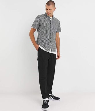Jacamo Short Sleeve Gingham Shirt