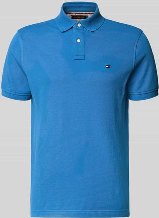 Tommy Hilfiger Regular Fit Poloshirt aus Baumwoll-Mix in Royal, Gr&ouml;&szlig;e XXL