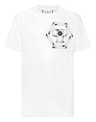 Philipp Plein T-Shirt Ronde Hals Hexagon