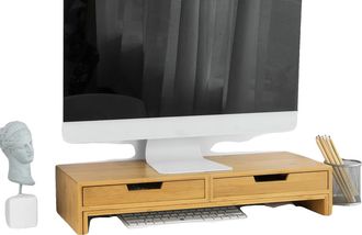 OEM Soporte Para Monitor, Soporte Para Dos Pantallas, Altura Ajustable