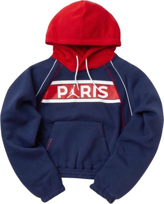 Nike Jordan Paris Saint-Germain Fleece Hoodie - Dames - Fitness - Veelkleurig - L - Katoen - Fitness