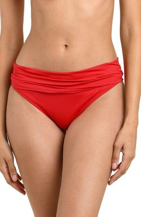La Blanca Island Goddess Hipster Bikini Bottoms in Ruby at Nordstrom, Size 12