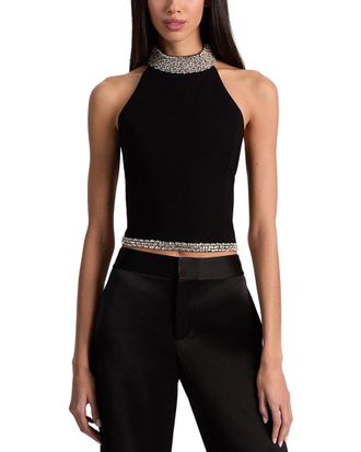 Alice & Olivia Alice + Olivia Gatz Open Back Top