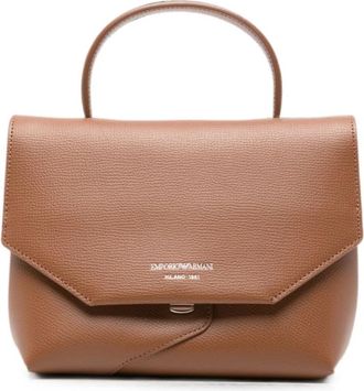Emporio Armani Handbags - Dames - Handtassen - Bruin - ONE Size - Leer - Tassen