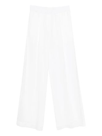 Brunello Cucinelli elasticated-waistband trousers - Wit