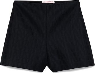 Valentino Garavani Shorts con motivo Toile Iconographe - Blu