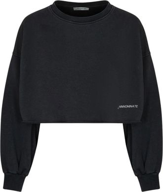 Hinnominate Hinnominate, Hoodies & sweatvesten, Dames, Zwart, M, Sweatshirt