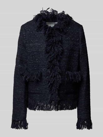 Essentiel Regular Fit Jacke mit Woll-Anteil Modell ISKRA in Marine, Gr&ouml;&szlig;e 34
