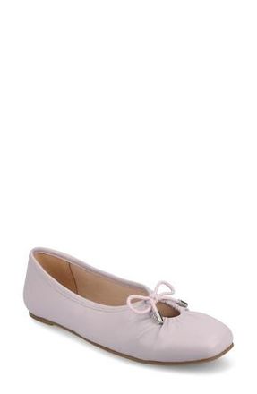 Journee Collection Callee Keyhole Square Toe Flat in Lilac at Nordstrom Rack, Size 8.5