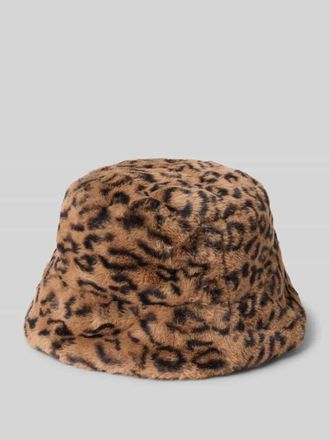 Pieces One-Size Bucket Hat Modell JEANEL in Mittelbraun Mel, Gr&ouml;&szlig;e 1
