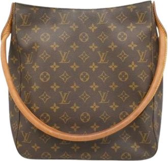 Louis Vuitton Pre-owned Shoulder Bags, female, Brown, Size: ONE SIZE Pre-owned Looping GM Shoulder Bag