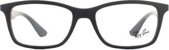 Ray-Ban Unisex Glasses Frames RX7047 5196 Matte Black 54mm - One Size