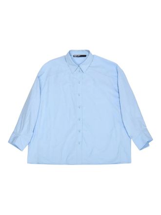Bimba & Lola button-down cotton shirt - women - Cotton - M - Blue