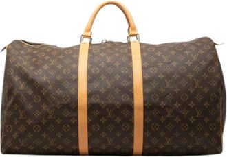 Louis Vuitton Pre-owned Keepall 60 - Dames - Vintage Weekendtas - Bruin - ONE Size - Vintage