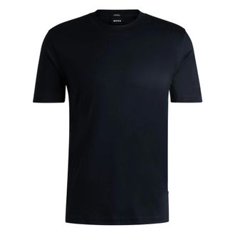 HUGO BOSS Hugo, T-Shirts, male, Blue, Size: S Jersey T-Shirt