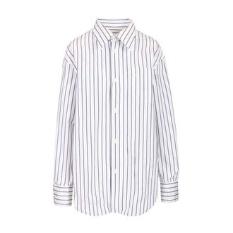 Ami De Coeur Wide Shirt - female - Ami Paris - Shirts - White - XS - Blouses & Shirts