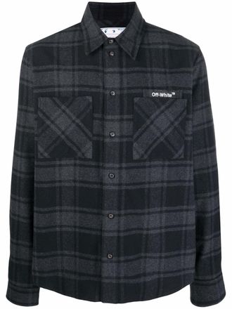 Off-white Camicia con stampa - Grigio