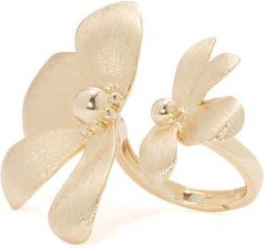 Ramy Brook Anya Floral Statement Ring in Gold at Nordstrom, Size No Size