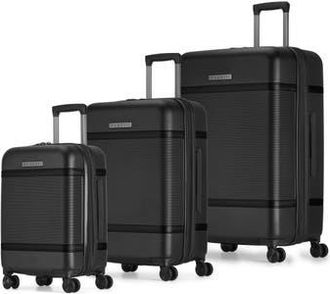 Bugatti Wellington 3 Piece Hardside Luggage Set with TSA Lock in Black at Nordstrom, Size Medium