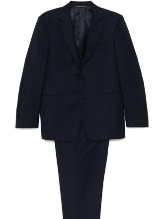 Canali wool suit - Blue