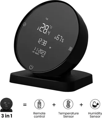 OEM Sensor Inteligente De Temperatura Y Humedad Wi-fi + Control Remoto Por Infrarrojos. Sensor De Temperatura Y Humedad Dos En Uno Para Monitorizaci&oacute;
