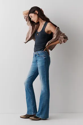Mother The Weekender Mid-Rise Bootcut Jeans