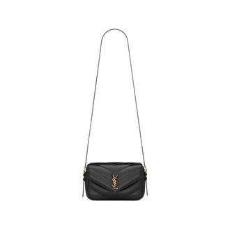 Saint Laurent Loulou Toy Crossbody Bag In Matelass&eacute; Lambskin