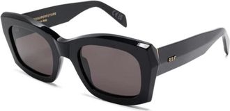 Retro Superfuture Komori D73 Zonnebrillen - unisex - Zonnebrillen - Zwart - 52 MM - Accessoires