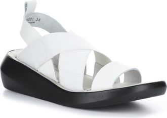 FLY London Baji Sandal in 002 Off White Brookl at Nordstrom Rack, Size 10-10.5Us / 41Eu