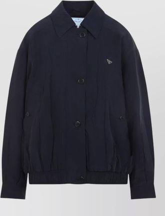 Prada silk fitted jacket