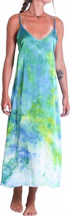 Love Tanjane Silk Fanny Dress In Cruise