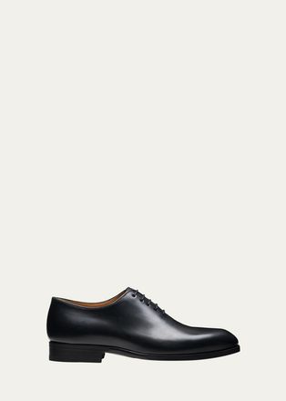 Bergdorf Goodman Mens Leather Wholecut Oxfords