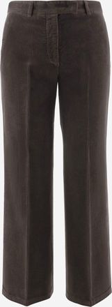 Ql2 Quelledue corduroy broek met wijde pijpen