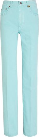 Chlo&eacute; Straight-leg Jeans - Turquoise - 27 (W27 / UK8-10 / S)