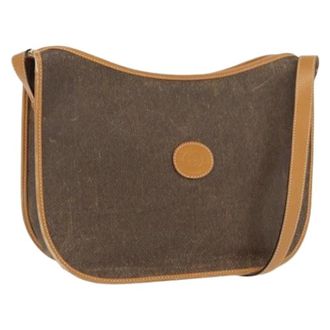 Gucci Borsa a spalla in tela Pre-owned - - Pre-owned - Donna - Marrone - ONE SIZE