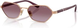 Vogue Eyewear Vo 4349S Zonnebril - Dames - Zonnebrillen - Geel - 54 MM - Accessoires
