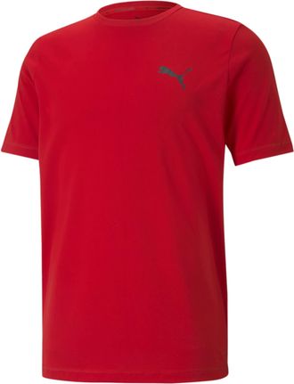Puma Puma Mens Small Logo T-Shirt High Risk Red XXS