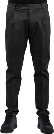 Berwich Retrolong Broek - Heren - Broeken - Zwart - Maat: L Viscose