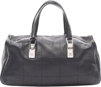 Chanel Pre-owned Vintage Handbag - Dames - Vintage Handtas - Zwart - ONE Size - Leer - Vintage