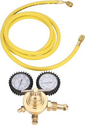 OEM Man&oacute;metro De Presi&oacute;n De Nitr&oacute;geno, Regulador De Nitr&oacute;geno 0-600/0-4000 Psi Con Manguera De 200 Cm, Man&oacute;metro Cga580