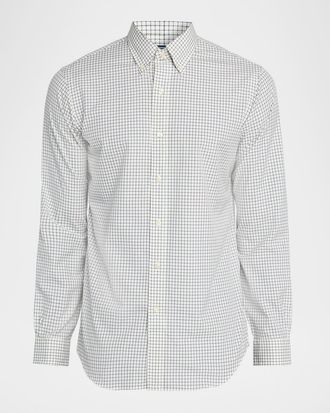 Polo Ralph Lauren Mens Classic Fit Check Poplin Sport Shirt