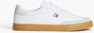 Tommy Hilfiger Womens Flag Logo Skater Sneaker - Grey - US 6.5 / EU 37